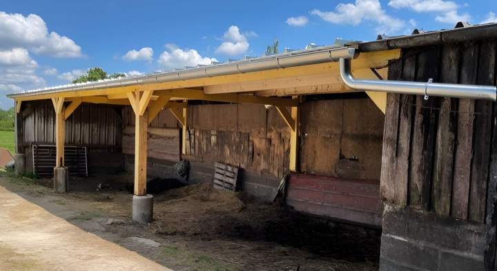 Nouvelle charpente en bois Argenta