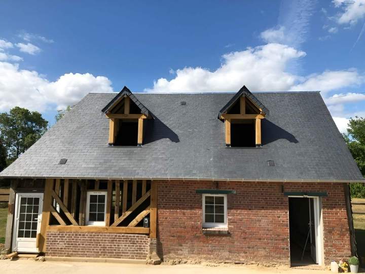 Toit soigneusement posée Argentan
