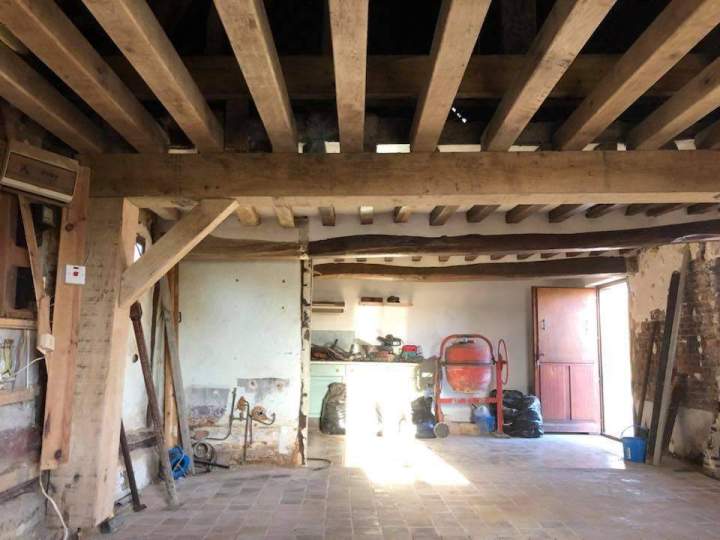 Plafond à poutres apparentes Argentan