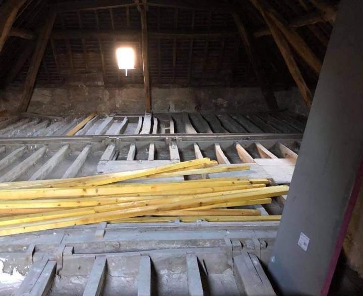 Comble en cours de rénovation Argentan
